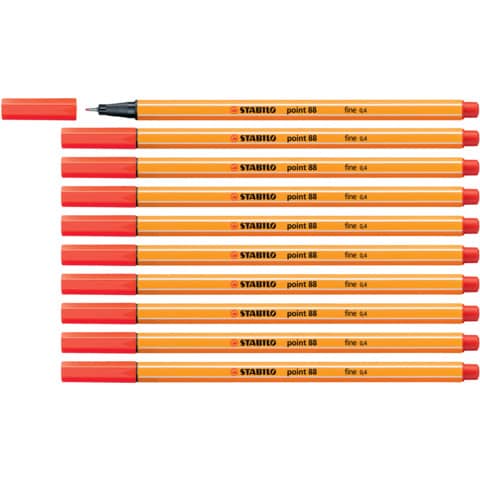 Fineliner Stabilo Point 88® 0,4 mm carminio 88/48